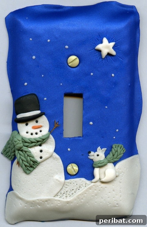30 Creative Makeovers for Your Switch Plate Covers 4 Holiday themed Covers
