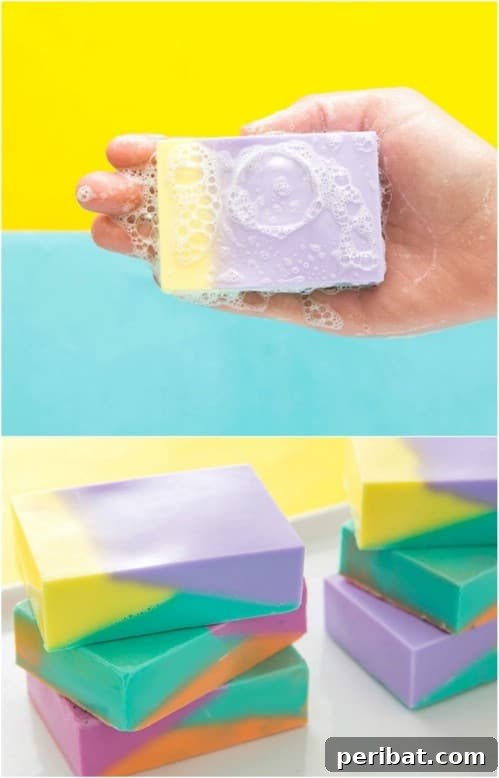 Artisanal Soaps: Crafting Beauty and Style for Your Sanctuary 12 Homemade Color Block Soap