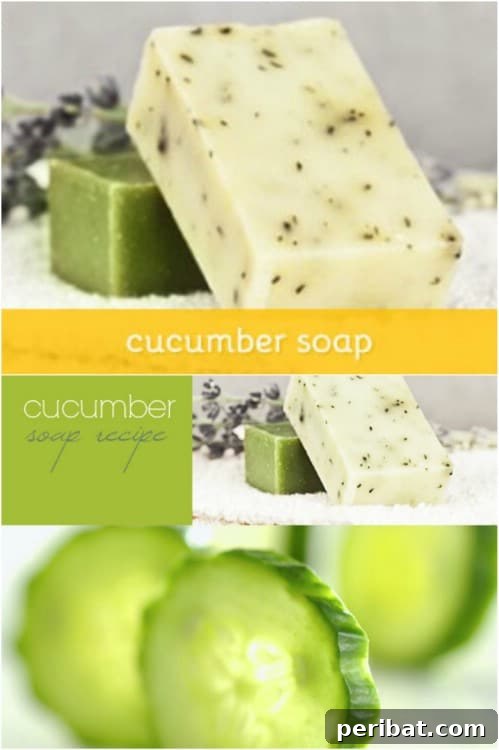 Artisanal Soaps: Crafting Beauty and Style for Your Sanctuary 15 Decorative Cucumber Bar Soap