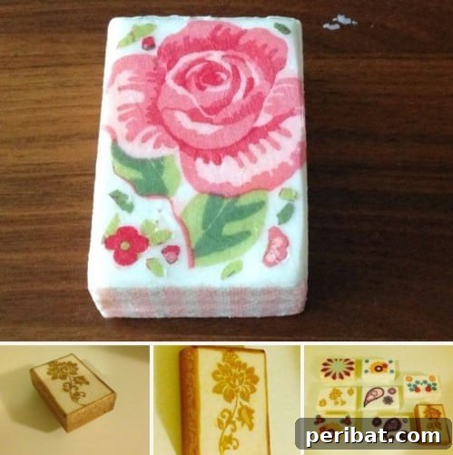 Artisanal Soaps: Crafting Beauty and Style for Your Sanctuary 16 Decoupage Guest Soaps