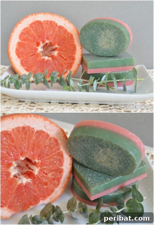 Artisanal Soaps: Crafting Beauty and Style for Your Sanctuary 19 Fresh Smelling Grapefruit And Eucalyptus Soap