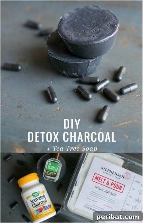 Artisanal Soaps: Crafting Beauty and Style for Your Sanctuary 3 Homemade Detox Charcoal And Green Tea Soap