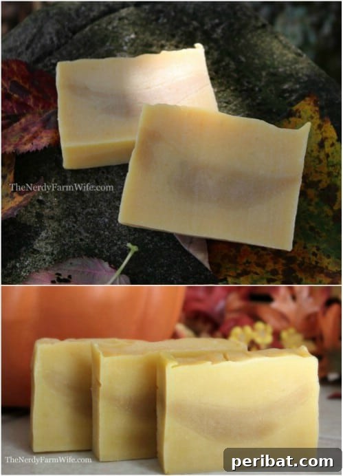 Artisanal Soaps: Crafting Beauty and Style for Your Sanctuary 28 Homemade Pumpkin Vanilla Swirl Soap