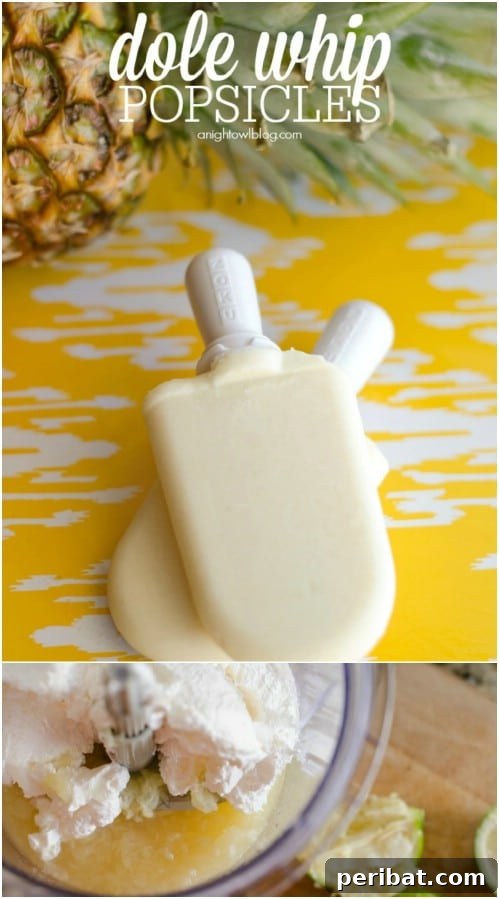 Creamy Dole Whip Pops