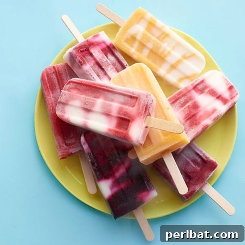 Fruit And Yogurt Pops