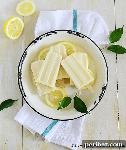 Luscious Dulce De Leche Lemon Popsicles
