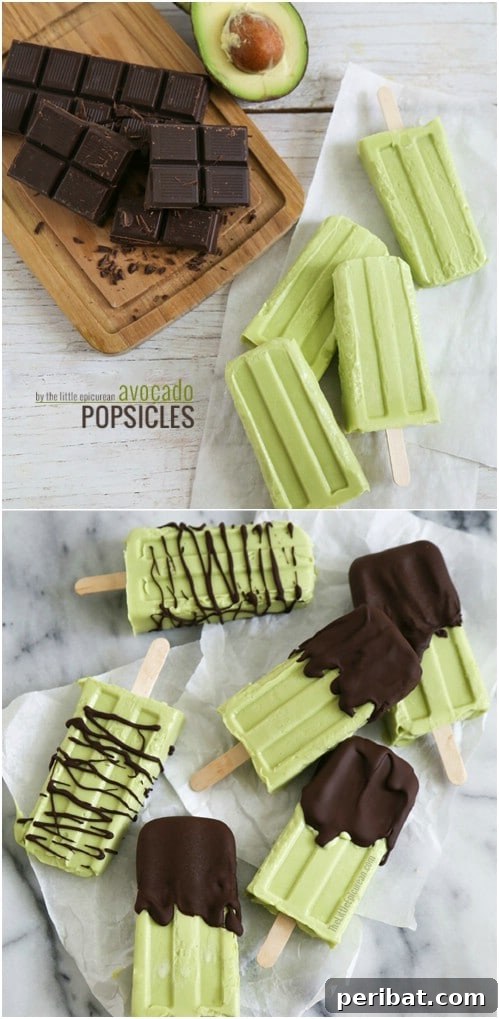 Delicious And Healthy Homemade Avocado Popsicles