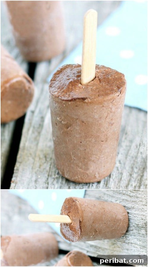 Banana And Nutella Fudge Pops