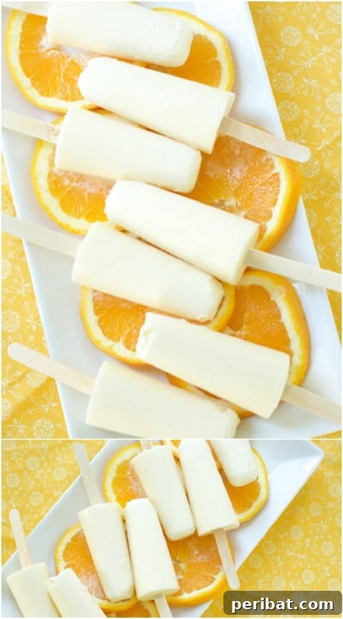 Old-Fashioned Orange Creamsicles