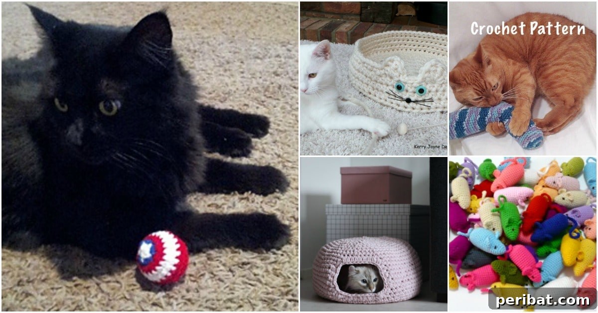 Hook, Line, & Purr: 25 Easy Crochet Projects for Cats 2 25 Fun And Easy Crochet Patterns For Your Cat