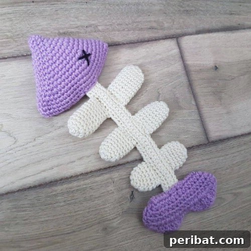 Hook, Line, & Purr: 25 Easy Crochet Projects for Cats 15 Easy Crochet Fish Skeleton Toy
