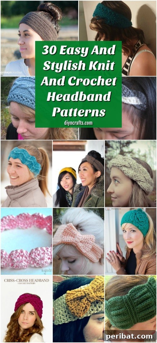 32 Chic and Simple Knit and Crochet Headband Projects 2 30+ Easy And Stylish Knit And Crochet Headband Patterns