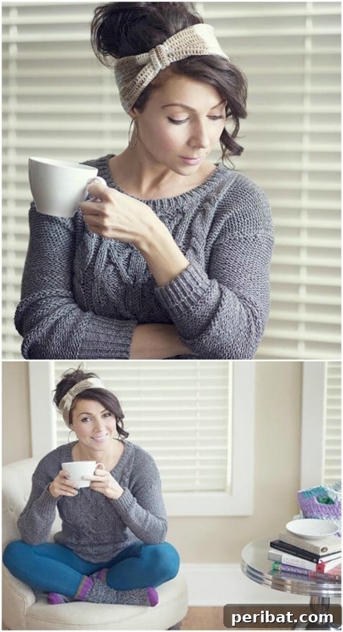 32 Chic and Simple Knit and Crochet Headband Projects 20 Gorgeous Crochet Latte Headband