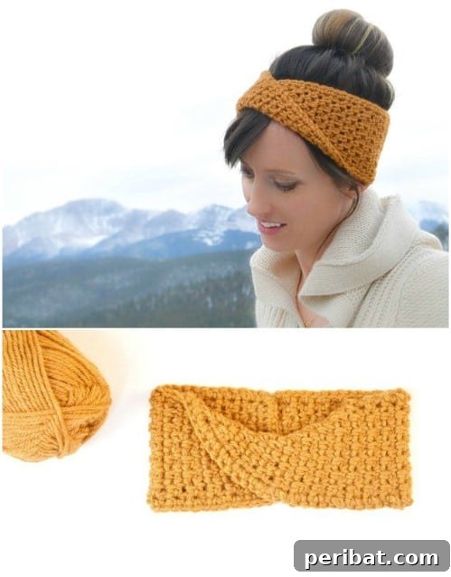 32 Chic and Simple Knit and Crochet Headband Projects 22 DIY Twisted Crochet Headband