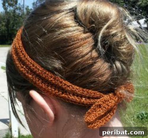 32 Chic and Simple Knit and Crochet Headband Projects 27 Easy Crochet Sparkle Headband