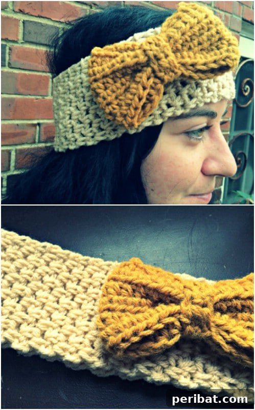 32 Chic and Simple Knit and Crochet Headband Projects 33 Easy Crochet Headband And Bow