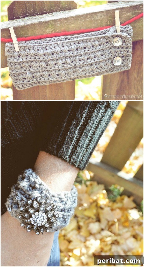32 Chic and Simple Knit and Crochet Headband Projects 5 DIY Crisscross Crochet Headband With Matching Cuff
