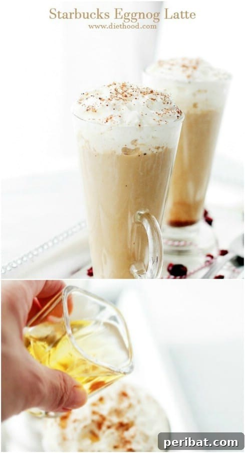 Homemade Eggnog Latte