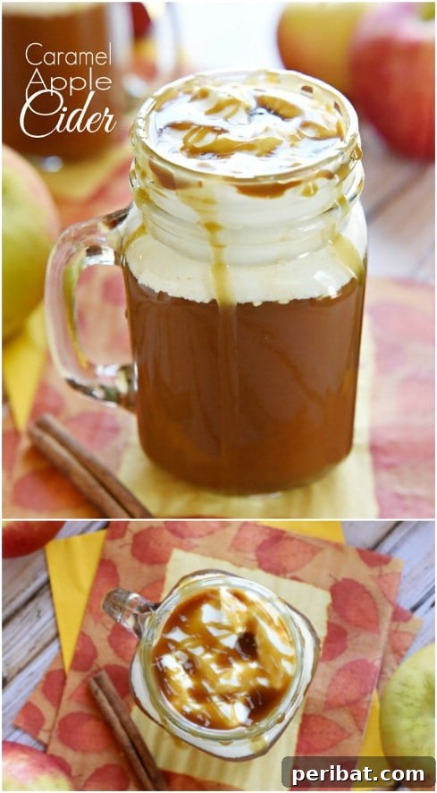 Homemade Caramel Apple Cider