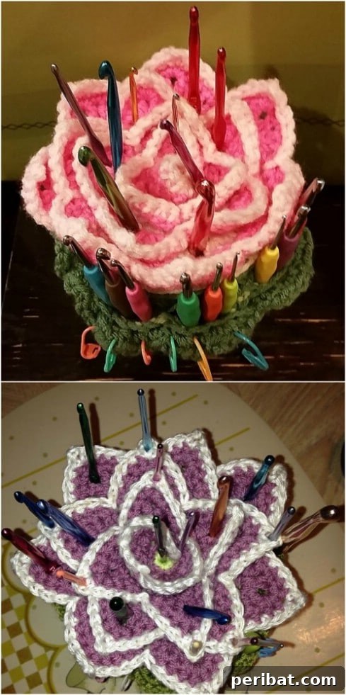 Rose Hook Or Pencil Holder