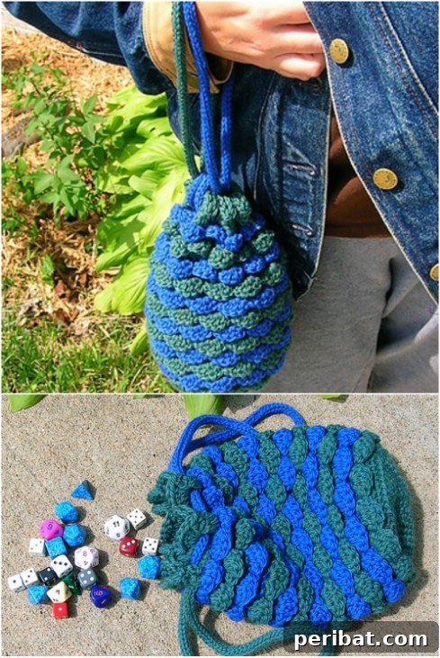 Crochet Dragon Egg Bag