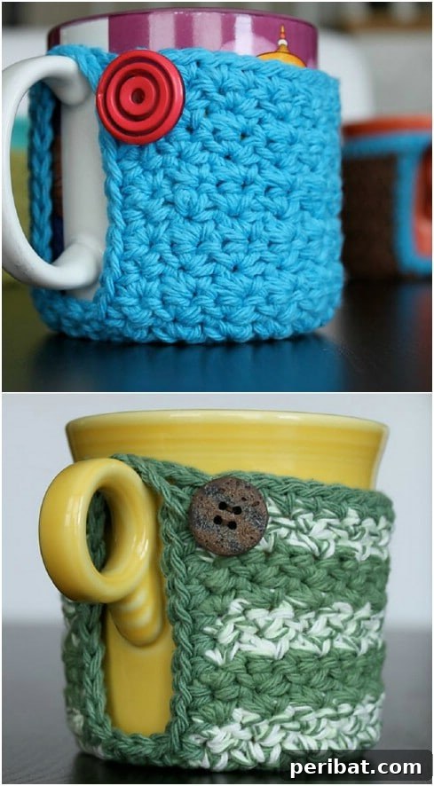Easy Crochet Mug Cozy