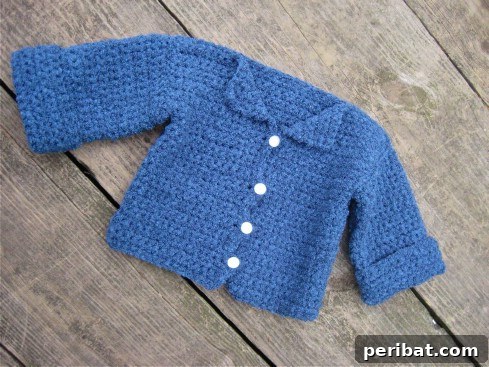 Adorable Crochet Baby Cardigan