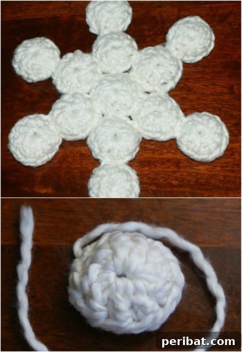 Snowflake Shaped Crochet Trivet