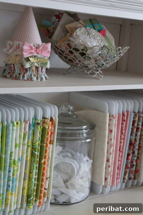 Organizing Fabric with Cardboard - 150 Dollar Store Organizing Ideas and Projects for the Entire Home