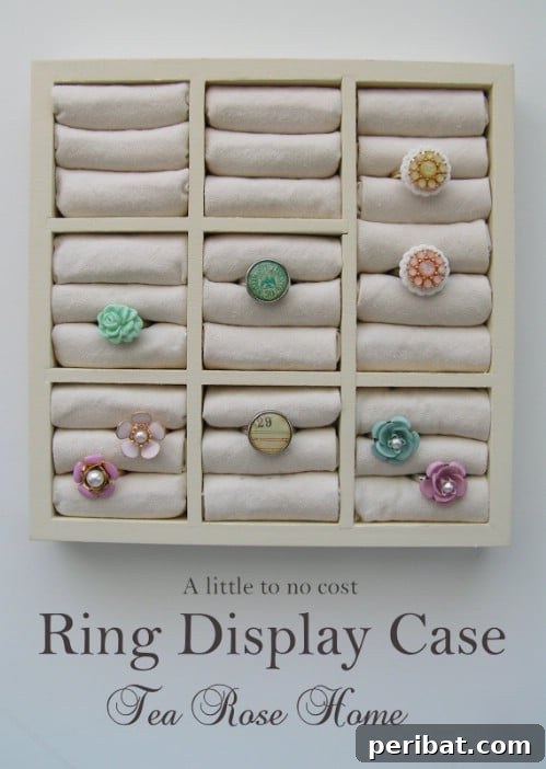 Ring Display from a Picture Frame - 150 Dollar Store Organizing Ideas and Projects for the Entire Home