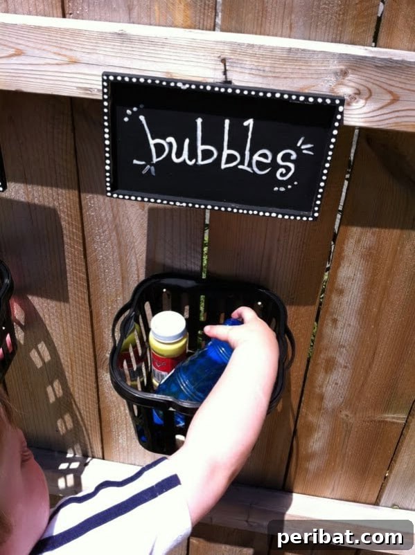 Organizing Outdoor Play - 150 Dollar Store Organizing Ideas and Projects for the Entire Home