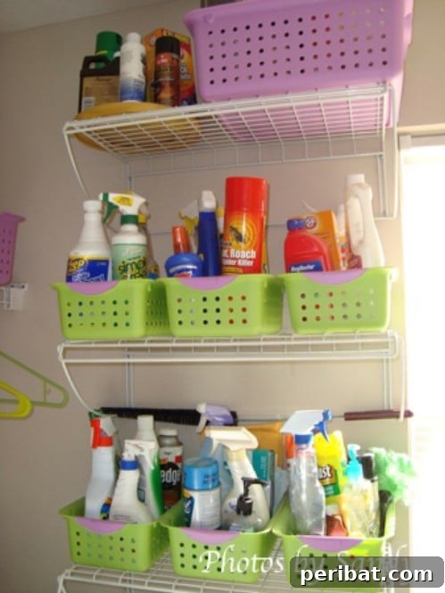 Organize Laundry Rooms with Baskets - 150 Dollar Store Organizing Ideas and Projects for the Entire Home
