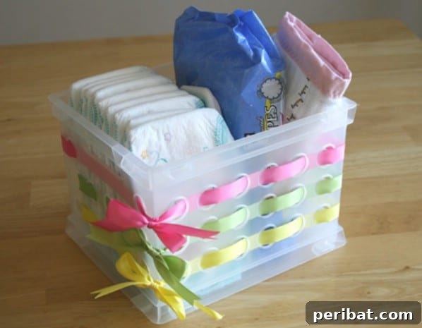 Decorate Plastic Baskets for Attractive Storage - 150 Dollar Store Organizing Ideas and Projects for the Entire Home
