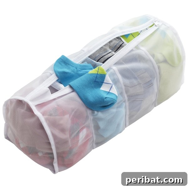 Sectioned Mesh Hampers for Yarn Organization - 150 Dollar Store Organizing Ideas and Projects for the Entire Home