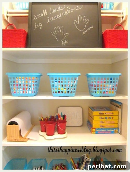 Organize Your Arts and Crafts Closet - 150 Dollar Store Organizing Ideas and Projects for the Entire Home
