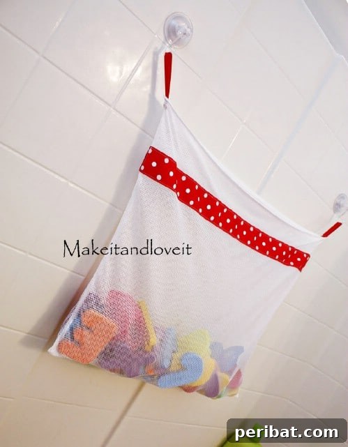 Great Idea for Bath Toys - 150 Dollar Store Organizing Ideas and Projects for the Entire Home