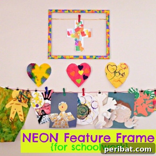 Display Artwork in a Unique Frame - 150 Dollar Store Organizing Ideas and Projects for the Entire Home