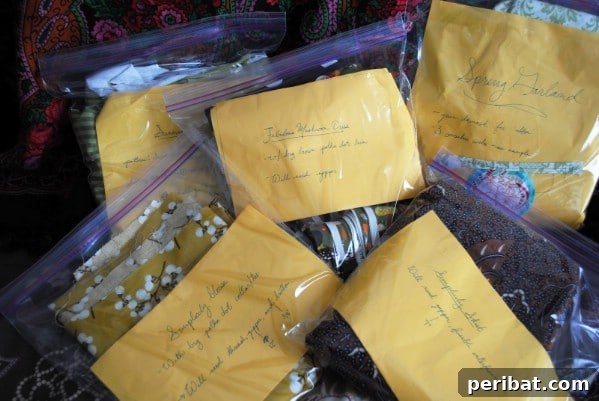 Ziploc Bags Protect and Store Craft Supplies - 150 Dollar Store Organizing Ideas and Projects for the Entire Home