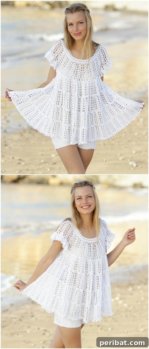 Crocheted Fan Tunic