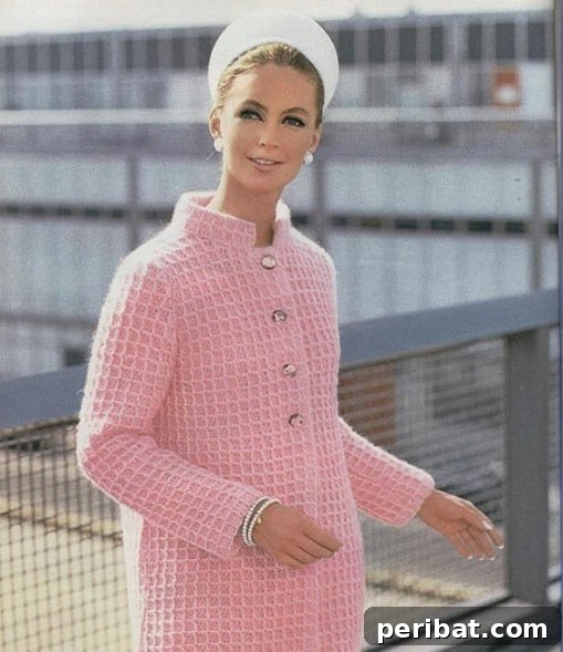 Crochet Coat Style Sweater