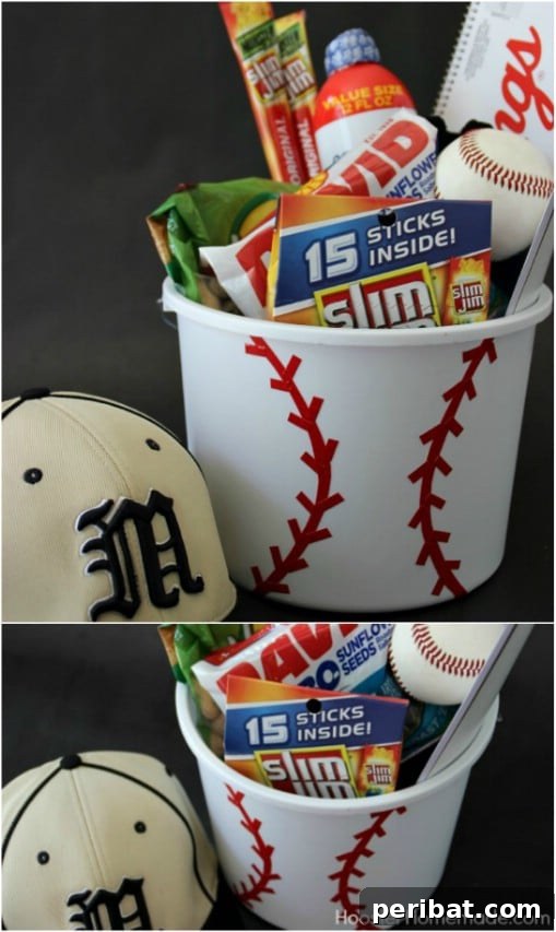 Sports Themed Basket