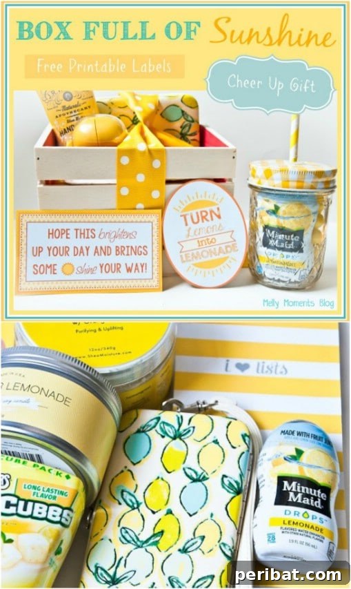 Get Well Soon Lemon Basket