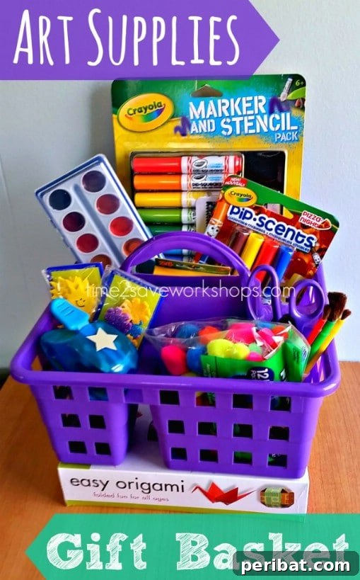 Craft Supply Basket