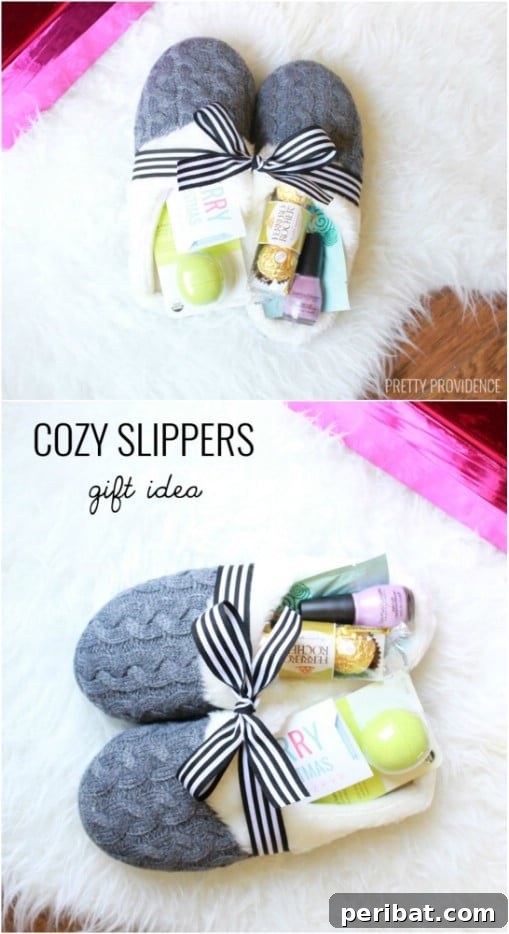Cozy Slippers Basket