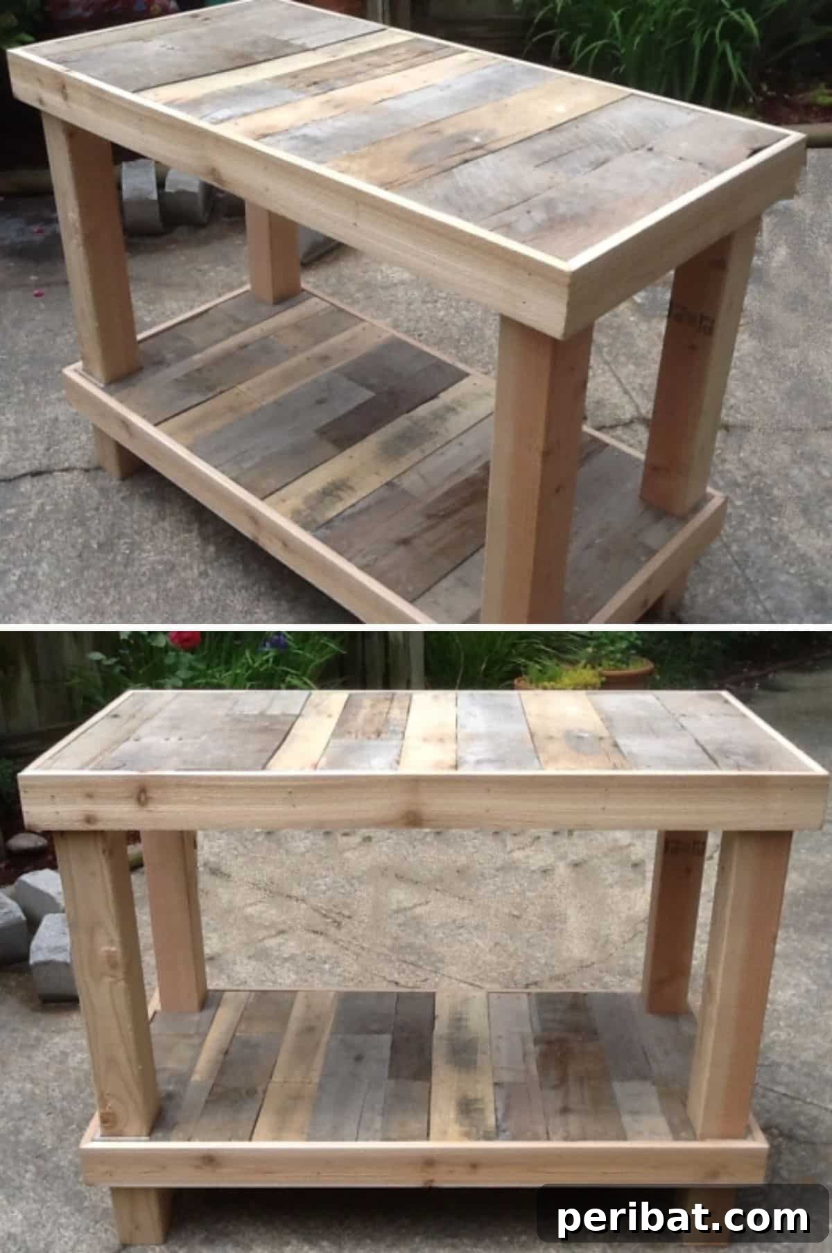 Rustic Kitchen Charm: 10 Brilliant Pallet Furniture DIYs 6 DIY Pallet Kitchen Island for Added Counter Space and Storage