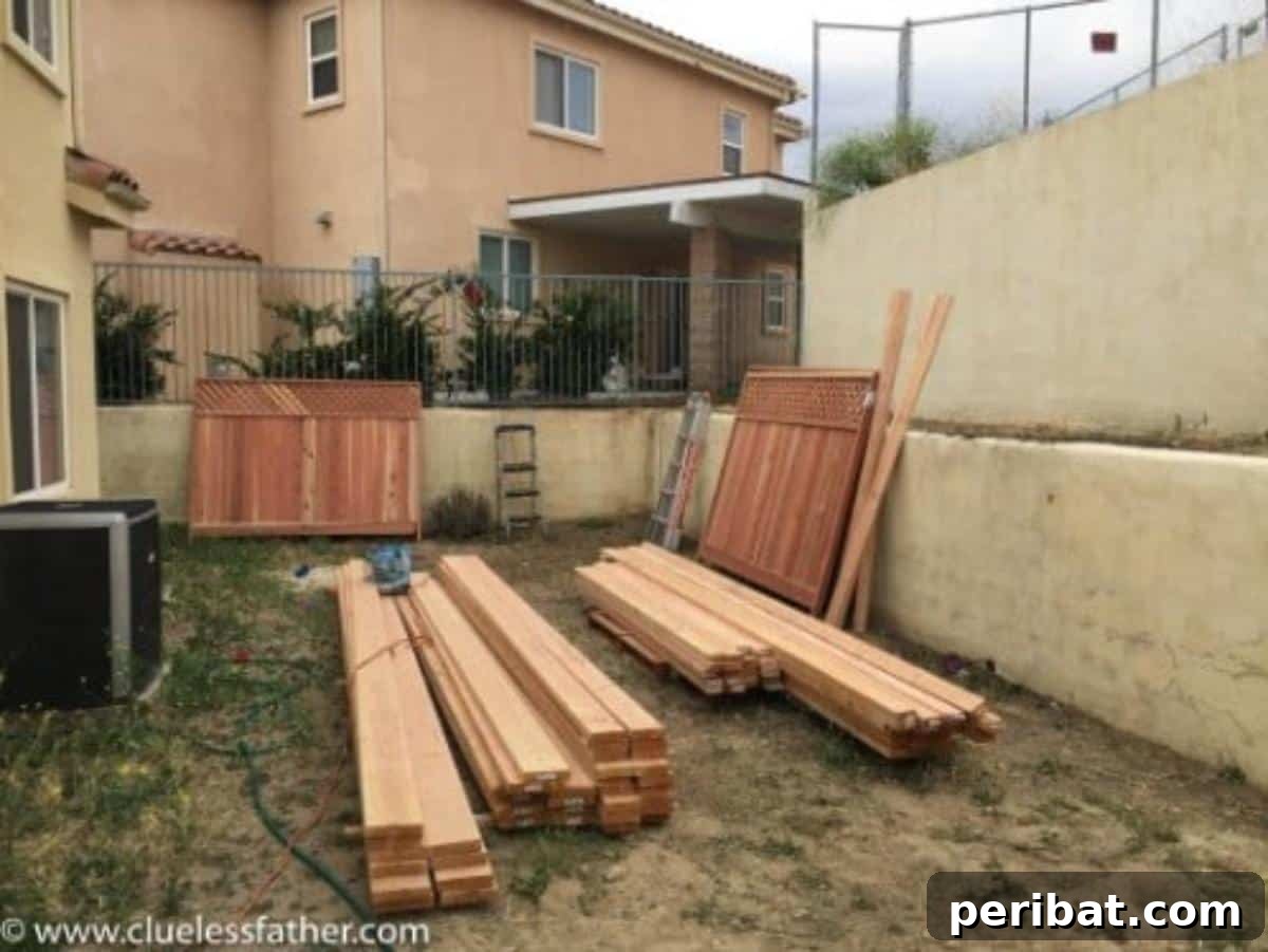 Craft Your Dream Yard: A Pinterest-Inspired DIY Adventure 2 Steps - Ultimately Fun DIY Pinterest Inspired Backyard Transformation - Initial State