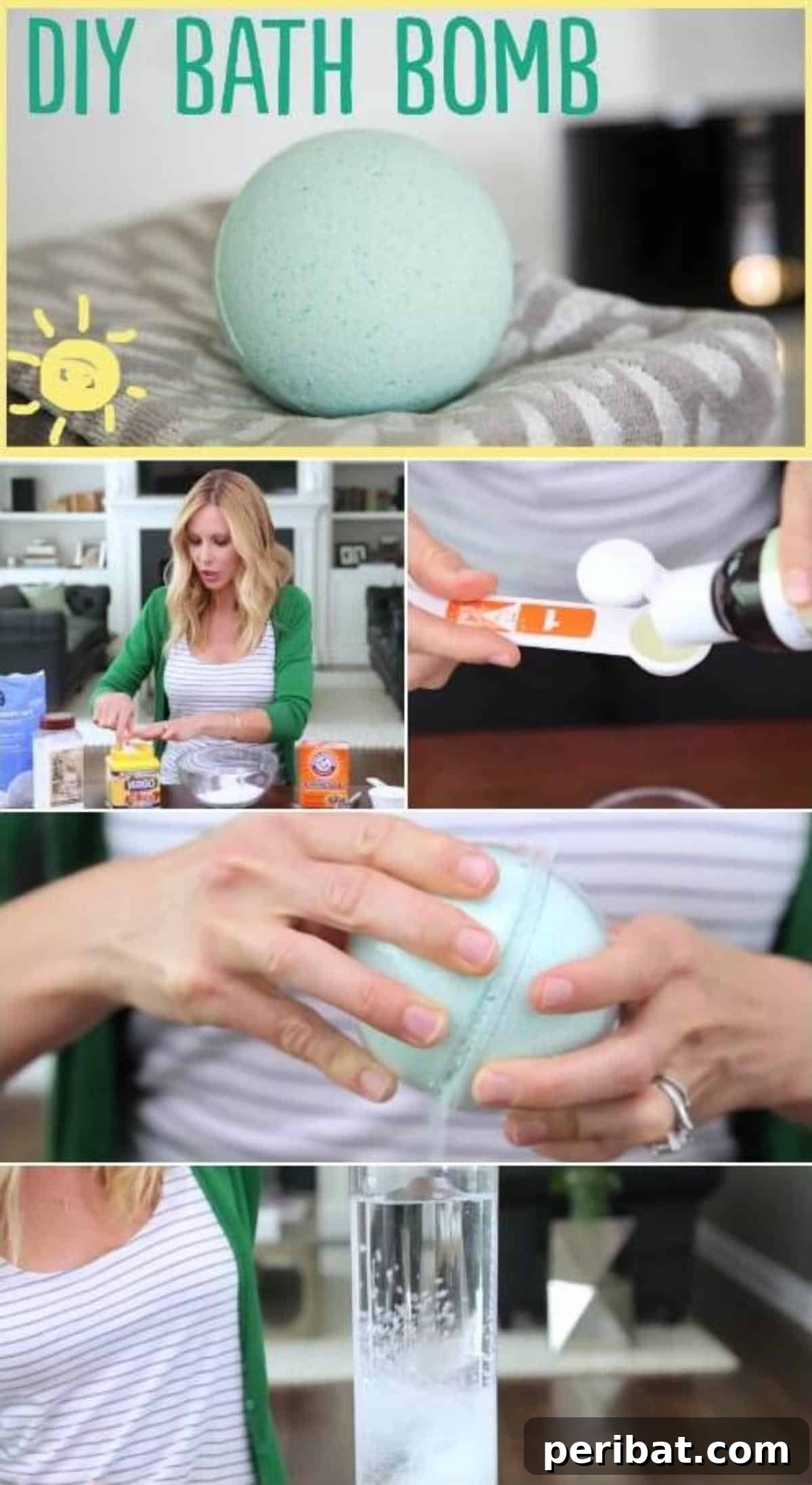 Create Your Own Beautifying Bath Bombs Video Guide 2 How to Make a Beautifier DIY Bath Bomb Recipe {Video Instructions}