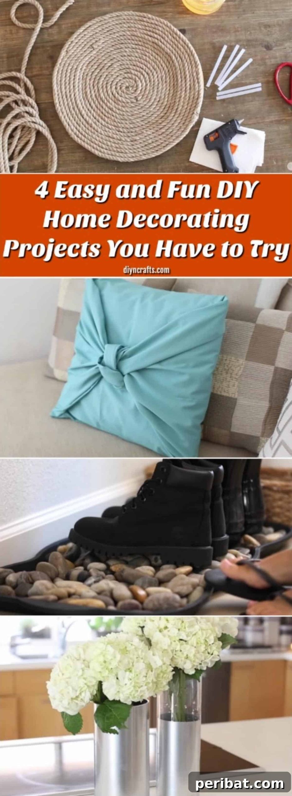 4 Easy and Fun DIY Home Decorating Projects You Have to Try {Video Instructions}