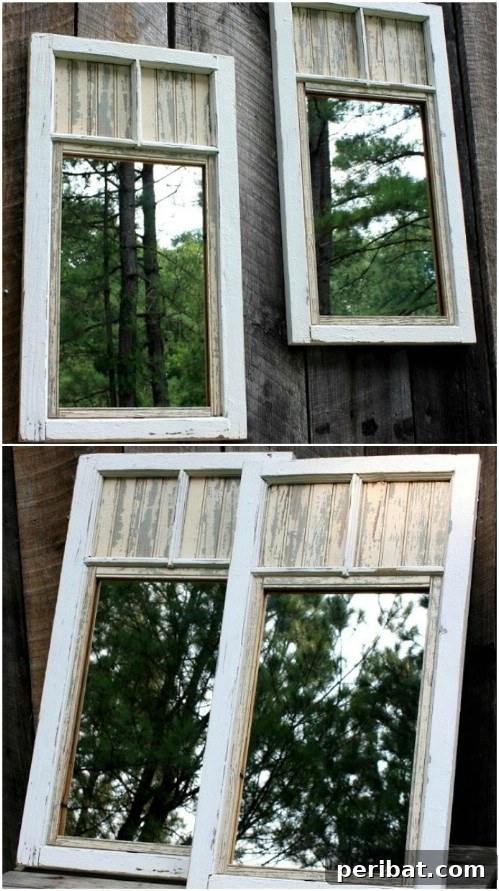 Stunning Fence Decor Ideas to Beautify Your Yard 15 Repurposed Mirror Fence Decoration