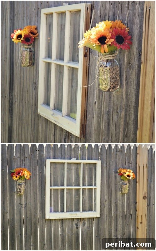 Stunning Fence Decor Ideas to Beautify Your Yard 26 Friendly Window Display Fence Decoration